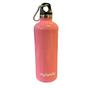 My Family Insulated Stainless Steel 500ml Bottle - Pink