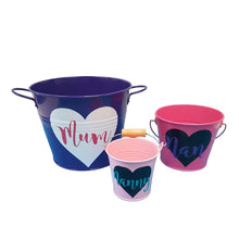 Load image into Gallery viewer, Personalised Mother&#39;s Day Bucket - Large