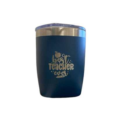 "Best Teacher" Engraved Old Fashion Tumbler - Assorted Colours