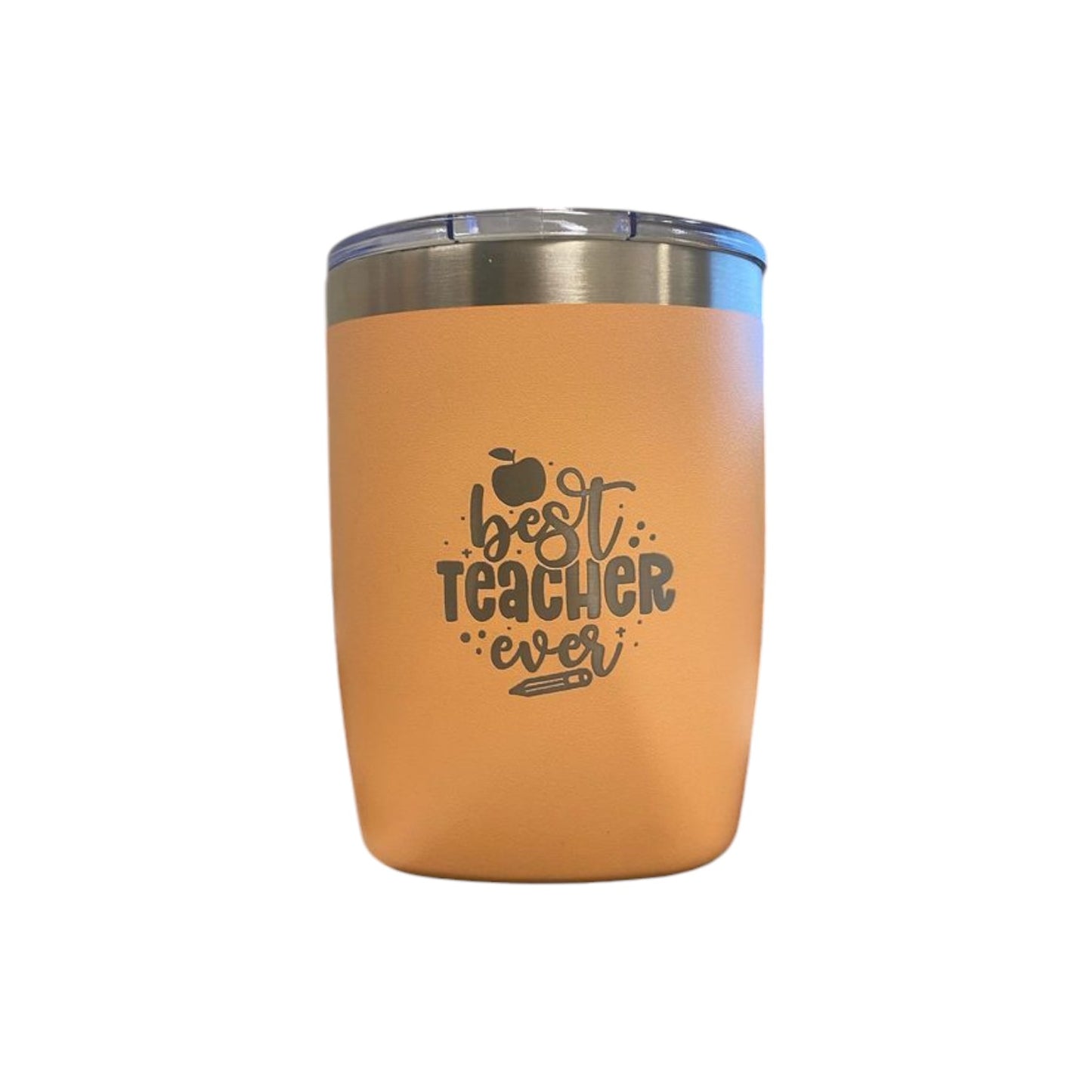 "Best Teacher" Engraved Old Fashion Tumbler - Assorted Colours