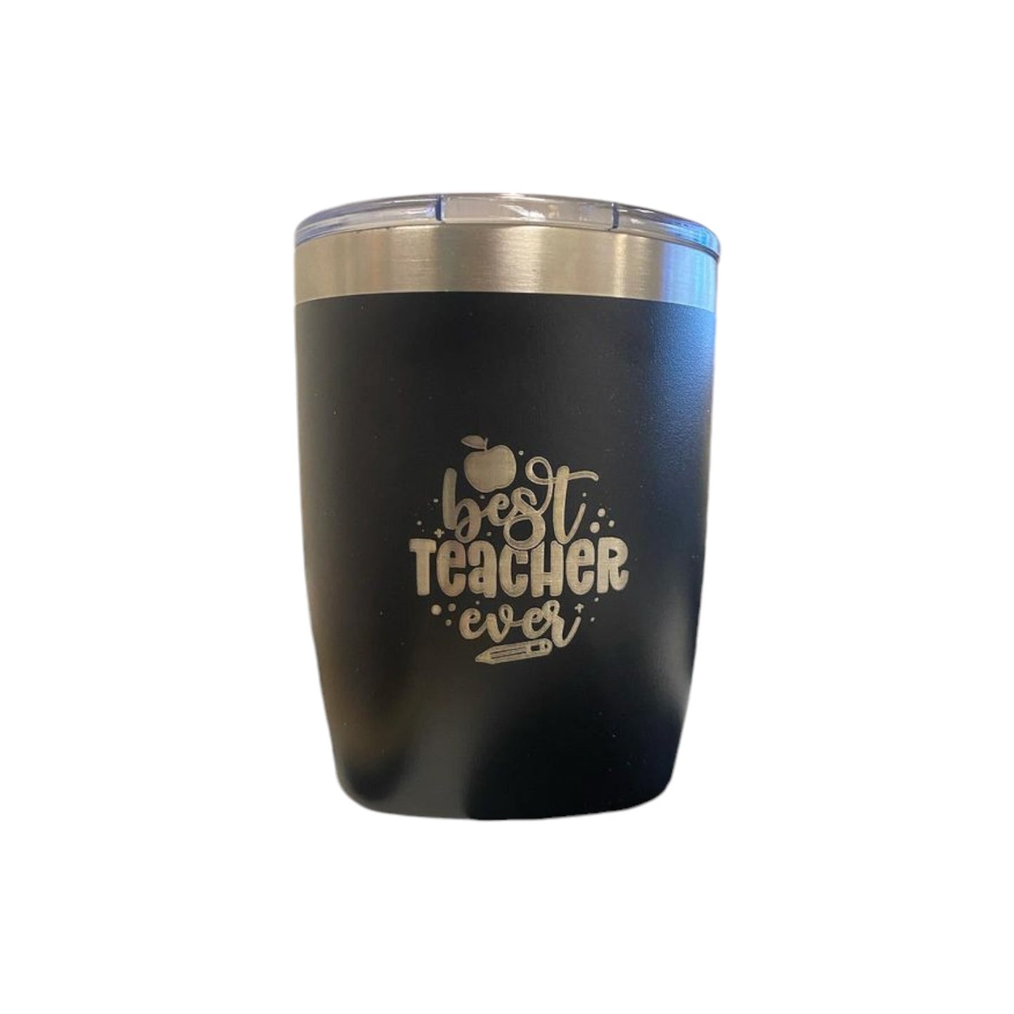 "Best Teacher" Engraved Old Fashion Tumbler - Assorted Colours