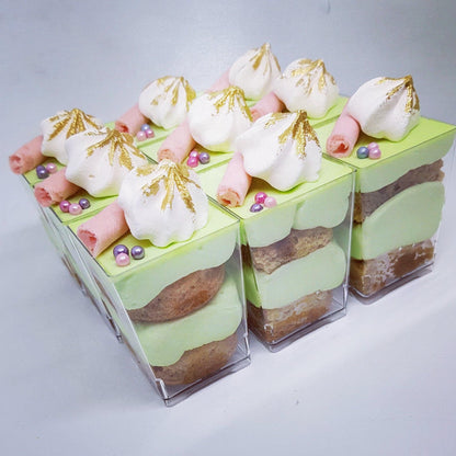 Square 110ml Dessert/Appetiser Cups - 12 Pack