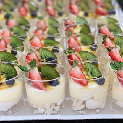 Oval 100ml Dessert/Appetiser Cups - 10 Pack