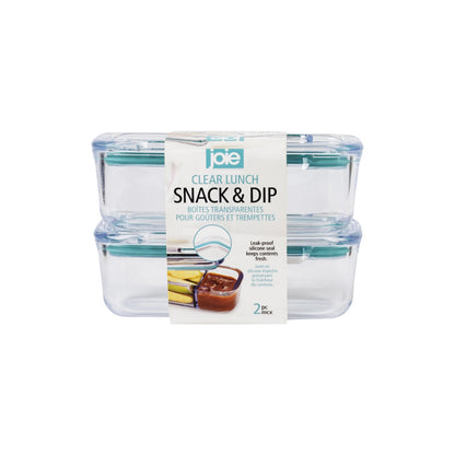 Joie Clear Lunch Snack & Dip - 2 Pack