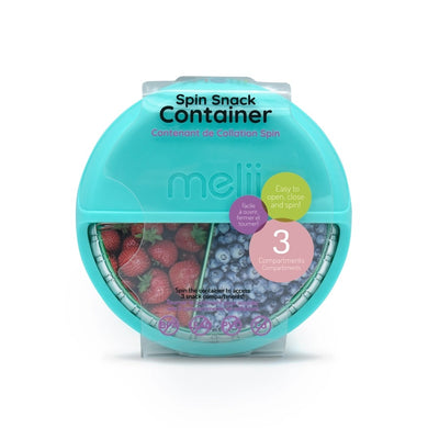 Melii Spin Snack Container - Blue