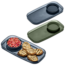 Load image into Gallery viewer, Madesmart Dipware Appetiser Tray with bowl - Assorted Colours