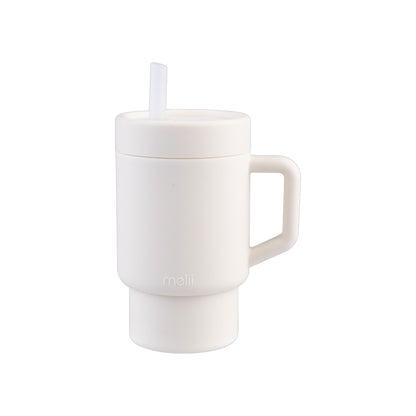 Melii Luxe 265ml Silicone Tumbler w/ Straw - Assorted Colours