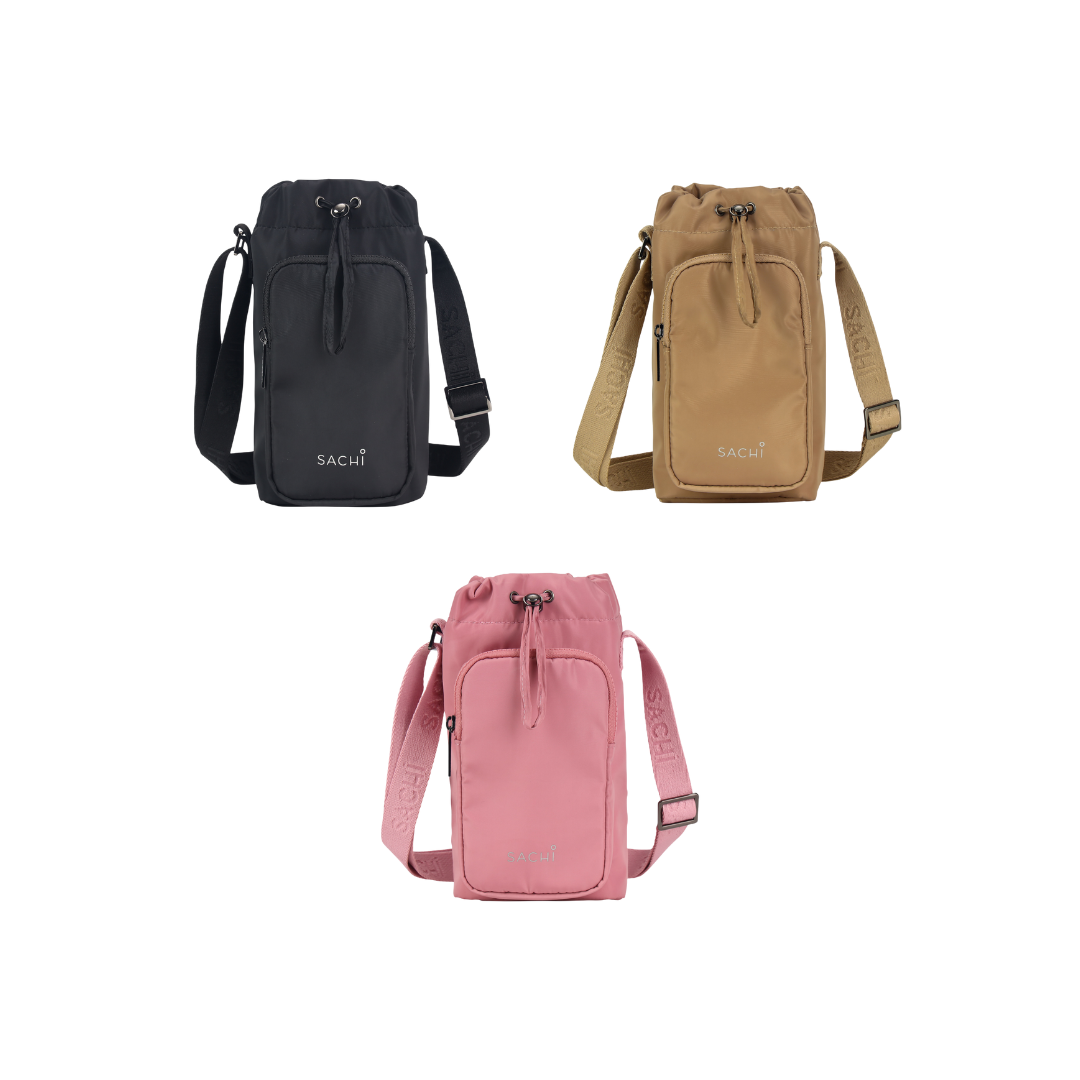 Sachi Crossbody Lite Insulated Bottle Bag - Assorted Colours