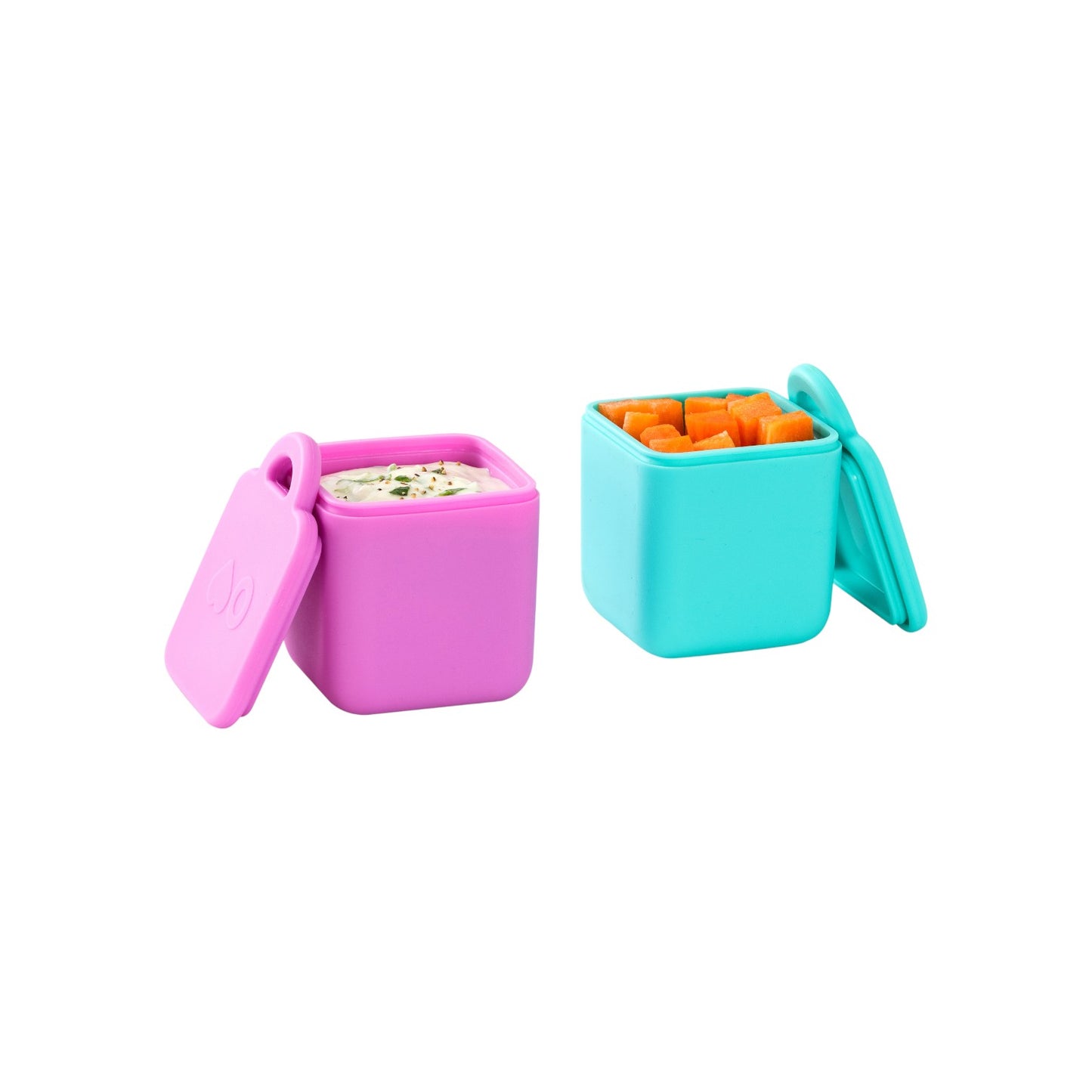 Omie Dip Silicone Dip Containers (2 Pack) - Assorted ColourS