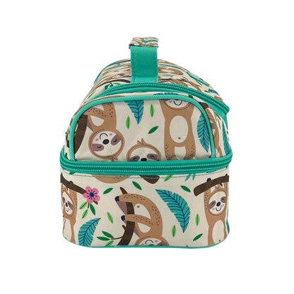 Sachi Insulated Double Decker Lunch Bag - Sleepy Sloths