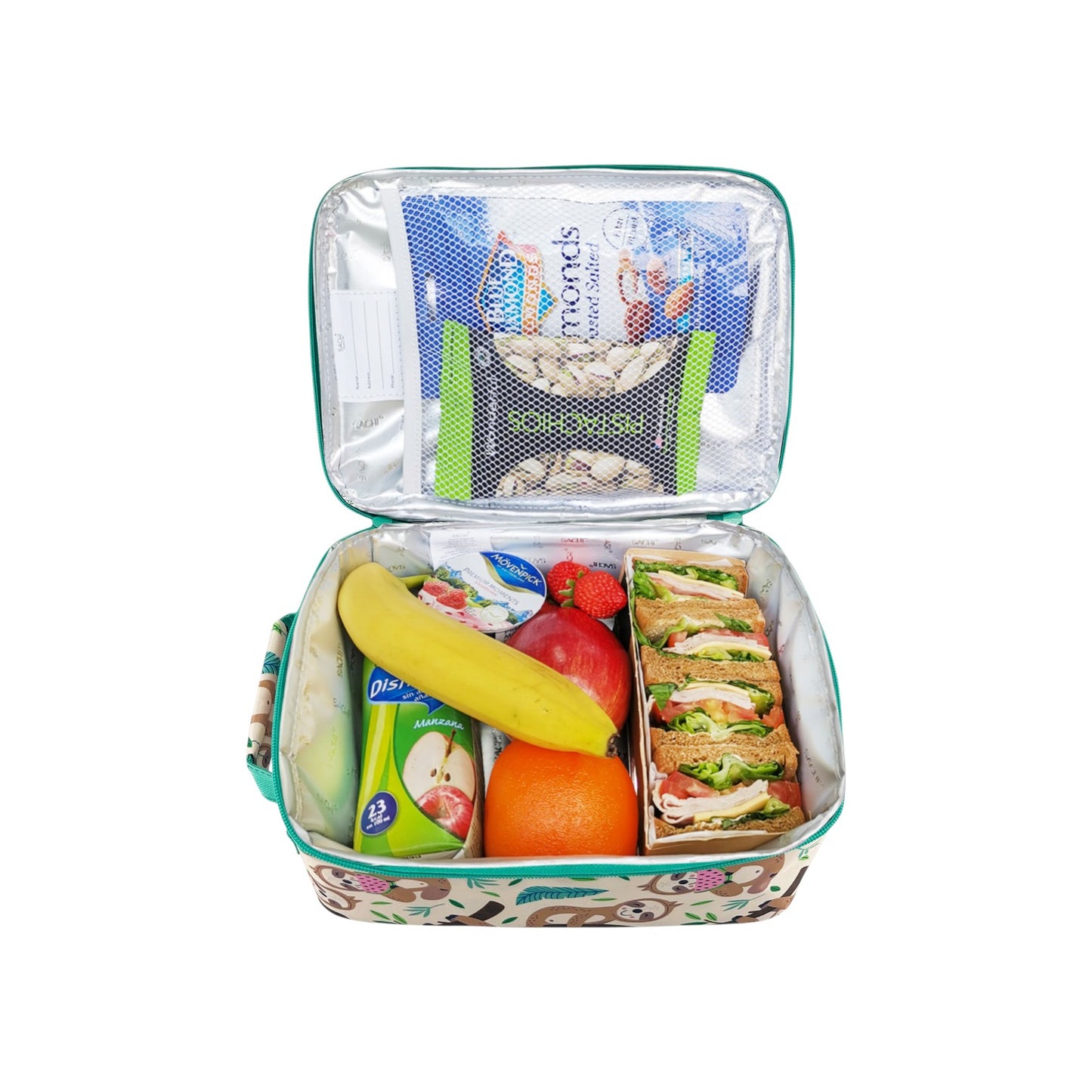 Sachi Insulated Junior Lunch Bag - Sleepy Sloths *NEW*