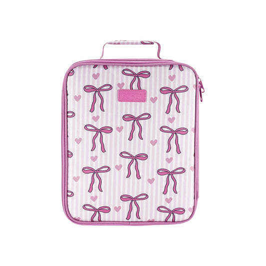 Sachi Insulated Junior XL Lunch Bag - Bows & Hearts