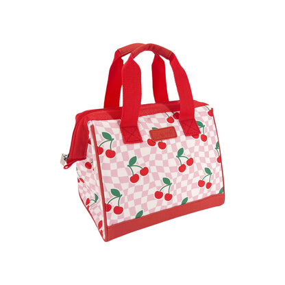 Sachi Insulated Lunch Bag - Chequered Cherries