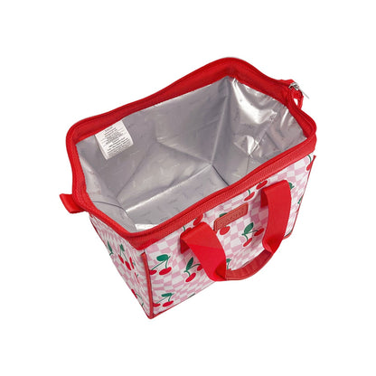 Sachi Insulated Lunch Bag - Chequered Cherries