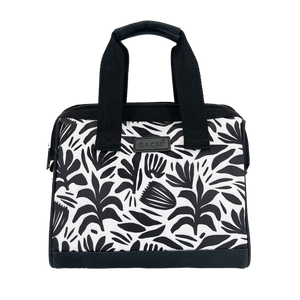 Sachi Insulated Lunch Bag - Monochrome Blooms