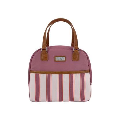 Sachi Insulated Cali Lunch Bag - Blush Stripes