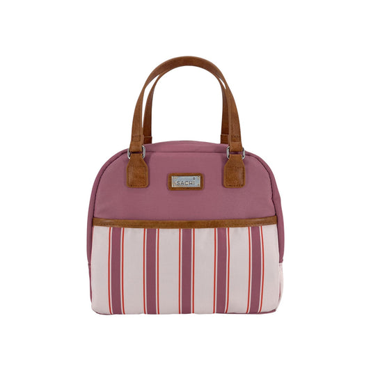 Sachi Insulated Cali Lunch Bag - Blush Stripes