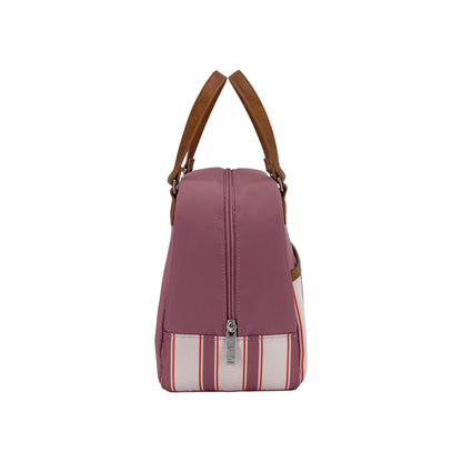 Sachi Insulated Cali Lunch Bag - Blush Stripes