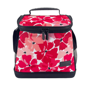 Sachi "Weekender" Insulated 12L Cooler Bag - Red Poppies