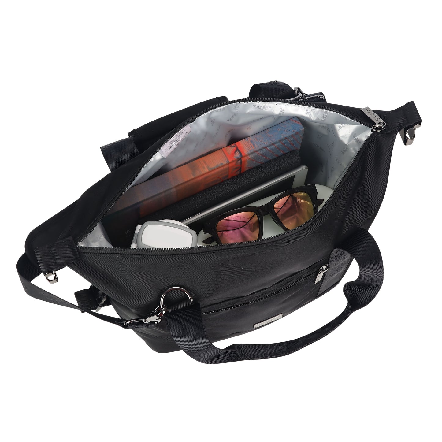 Sachi Insulated Versa Cooler Lunch Bag - Black