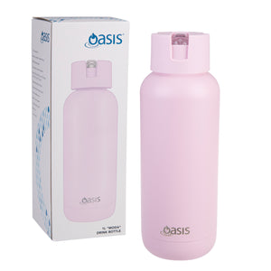 Oasis Moda 1L Ceramic Lined Insulated Drink Bottle - Assorted Colours