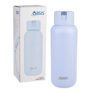 Oasis Moda 1L Ceramic Lined Insulated Drink Bottle - Assorted Colours