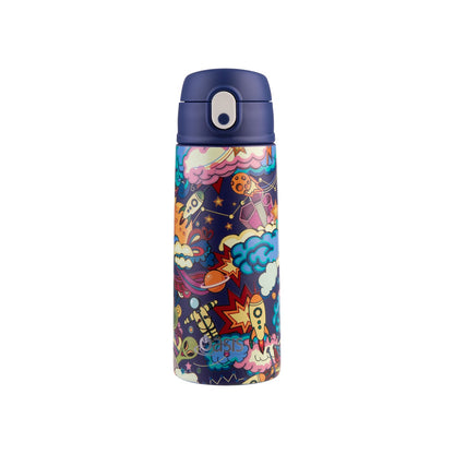 Oasis Kid's 550ml Insulated Drink Bottle w/ Sipper - Alien Adventures