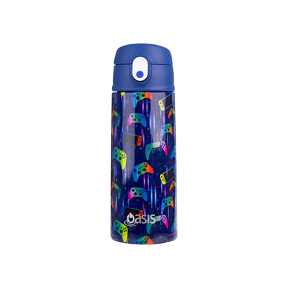 Oasis Kid's 550ml Insulated Drink Bottle w/ Sipper - Gamer