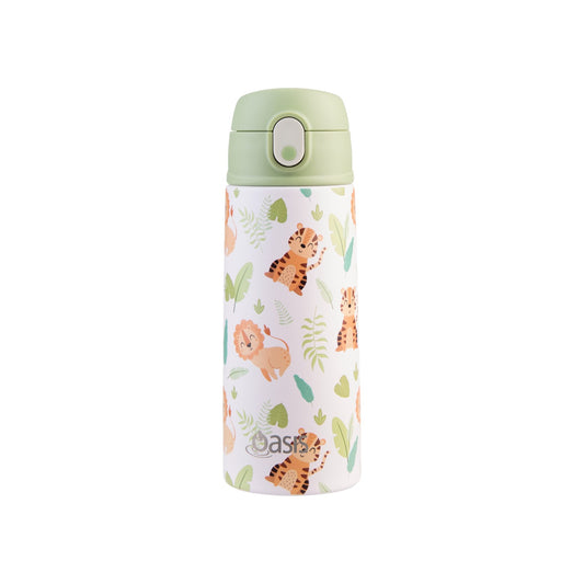 Oasis Kid's 550ml Insulated Drink Bottle w/ Sipper - Jungle Buddies *PREORDER MID JAN*