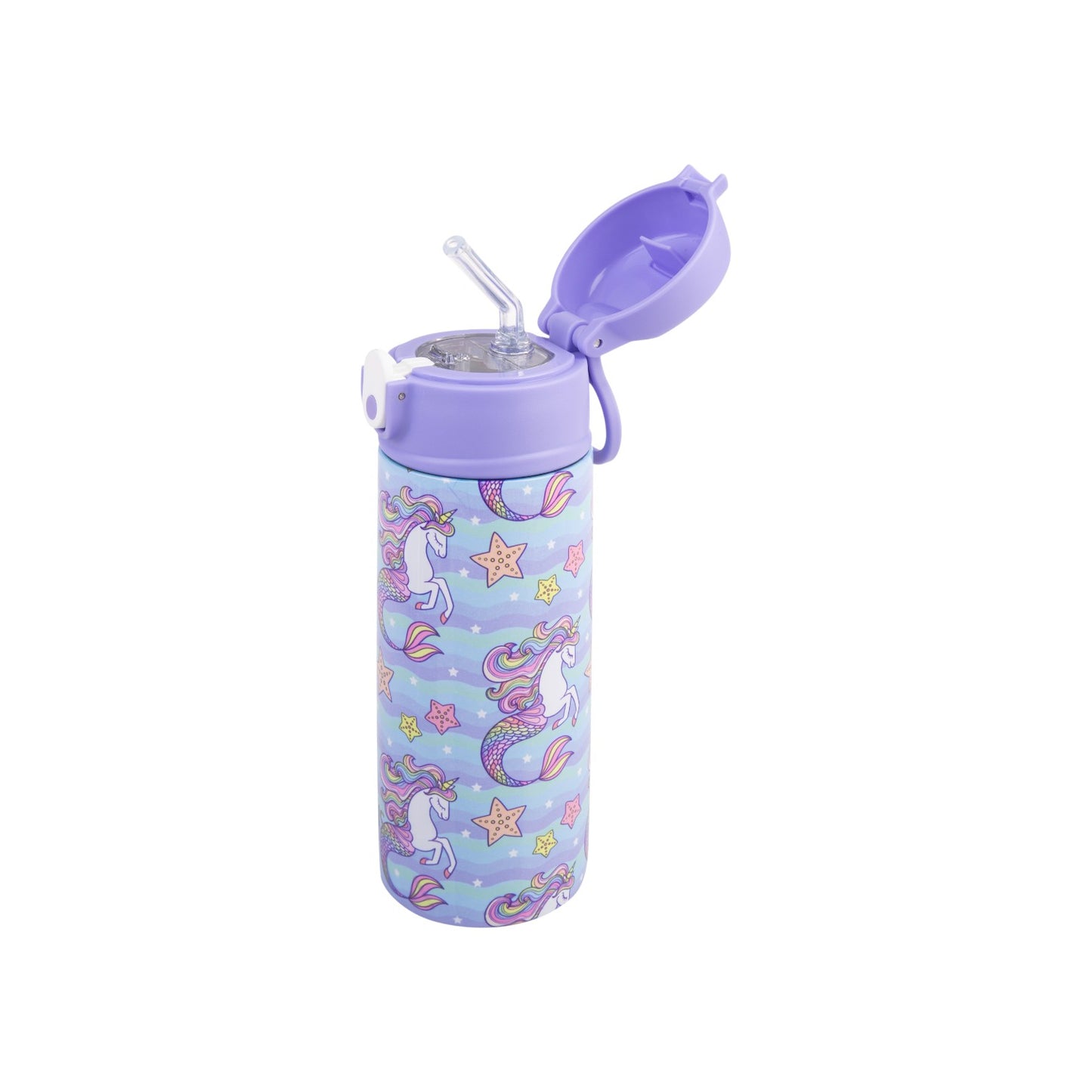 Oasis Kid's 550ml Insulated Drink Bottle w/ Sipper - Mermaid Unicorns
