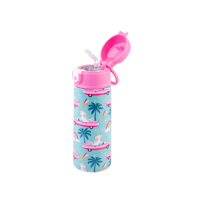 Oasis Kid's 550ml Insulated Drink Bottle w/ Sipper - Pink Cadillac