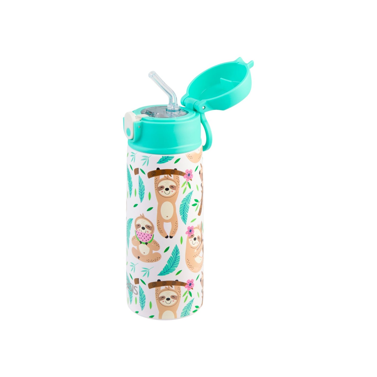 Oasis Kid's 550ml Insulated Drink Bottle w/ Sipper - Sleepy Sloths