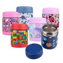 Load image into Gallery viewer, Oasis Stainless Steel 300ml Kids Food Flask - Assorted Patterns