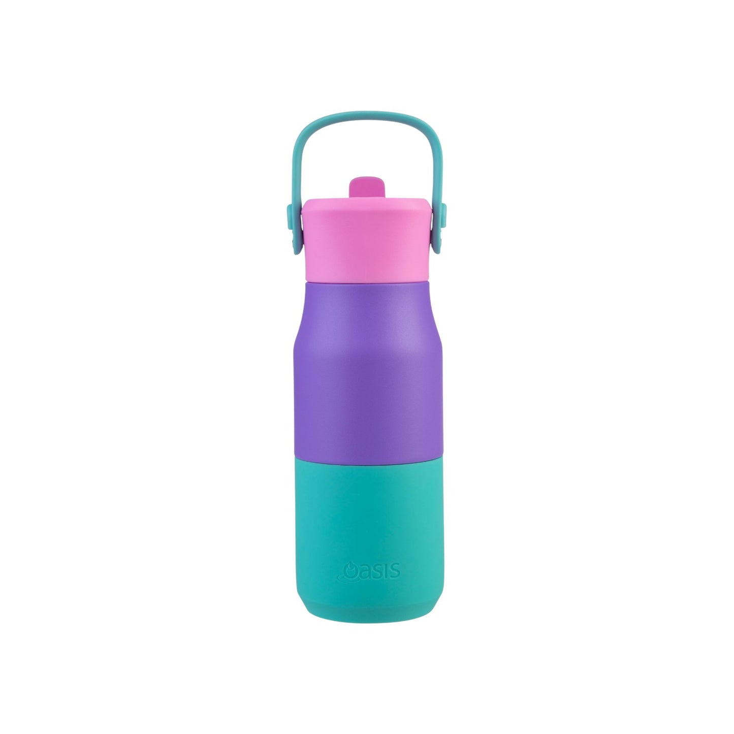Oasis Jnr 400ml Insulated Drink Bottle w/ Sipper - Assorted Colours