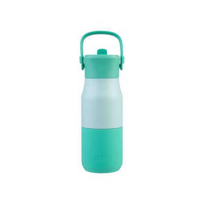 Oasis Jnr 400ml Insulated Drink Bottle w/ Sipper - Assorted Colours