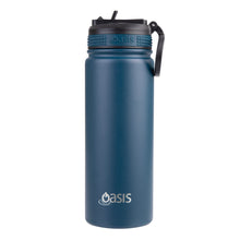 Load image into Gallery viewer, Oasis 550ml Stainless Steel Insulated Challenger Drink Bottle w/ Sipper Straw Lid - Choice of 12 Colours