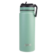Load image into Gallery viewer, Oasis 550ml Stainless Steel Insulated Challenger Drink Bottle w/ Sipper Straw Lid - Choice of 12 Colours