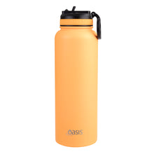 Load image into Gallery viewer, Oasis 1.1 Litre Stainless Steel Insulated Challenger Sports Bottle w/ Sipper Straw Lid - Choice of 12 Colours