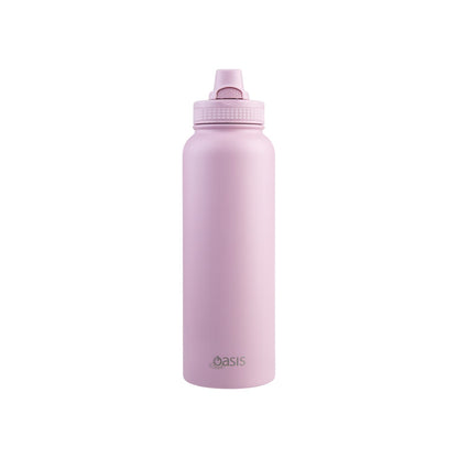 Oasis Challenger 1.1 Litre Insulated Sports Bottle w/ Quick Release Cap - Assorted Colours
