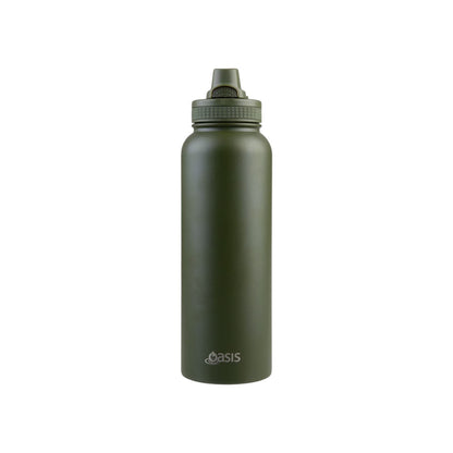 Oasis Challenger 1.1 Litre Insulated Sports Bottle w/ Quick Release Cap - Assorted Colours
