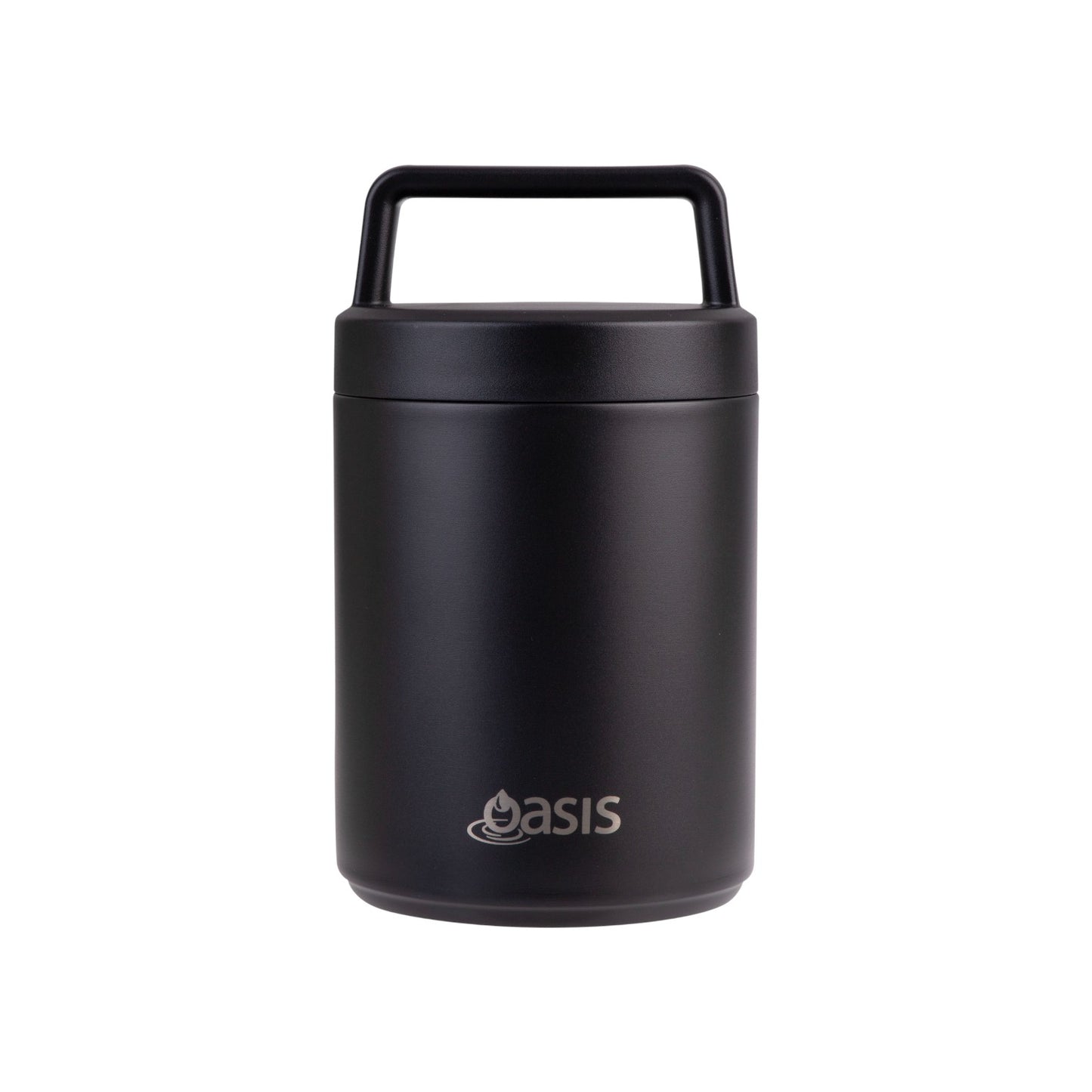 Oasis 480ml Insulated Food Flask w/ Handle & Spoon - Assorted Colours