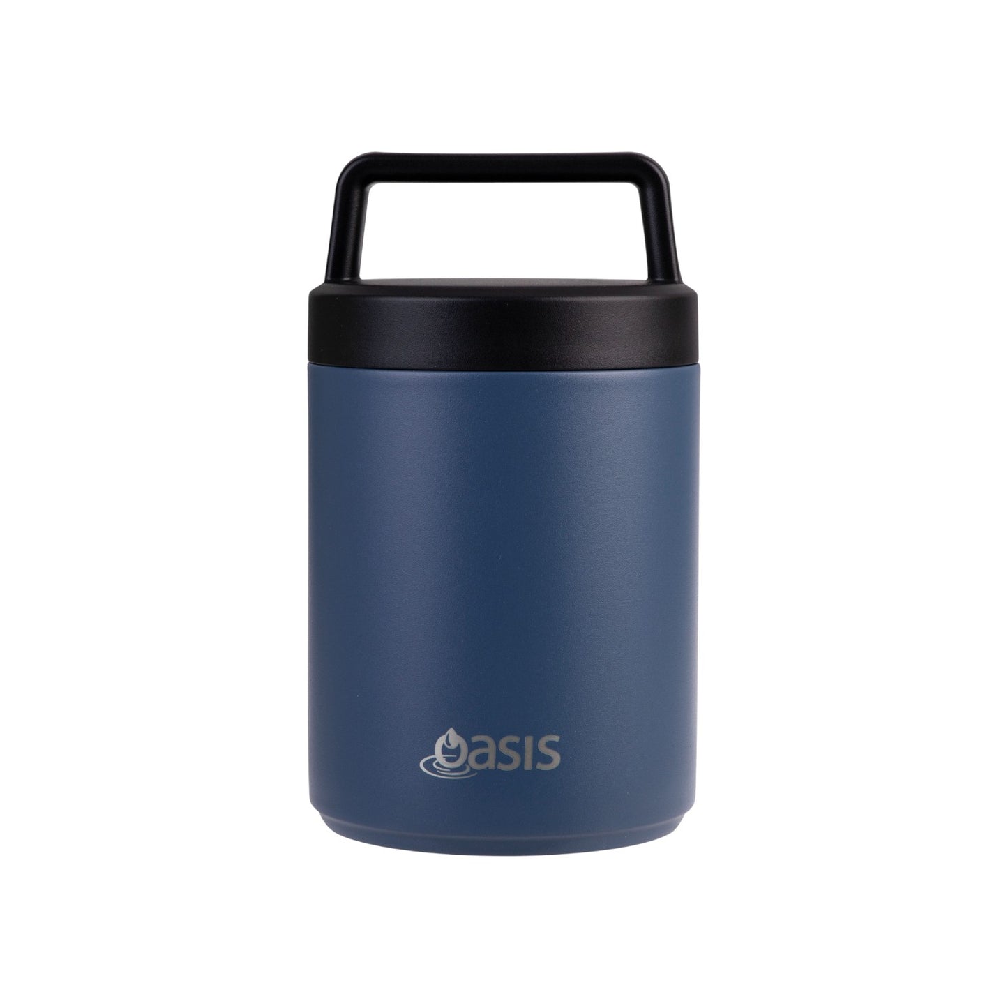 Oasis 480ml Insulated Food Flask w/ Handle & Spoon - Assorted Colours