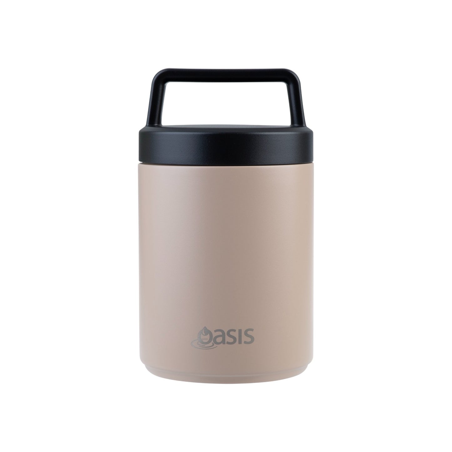 Oasis 480ml Insulated Food Flask w/ Handle & Spoon - Assorted Colours