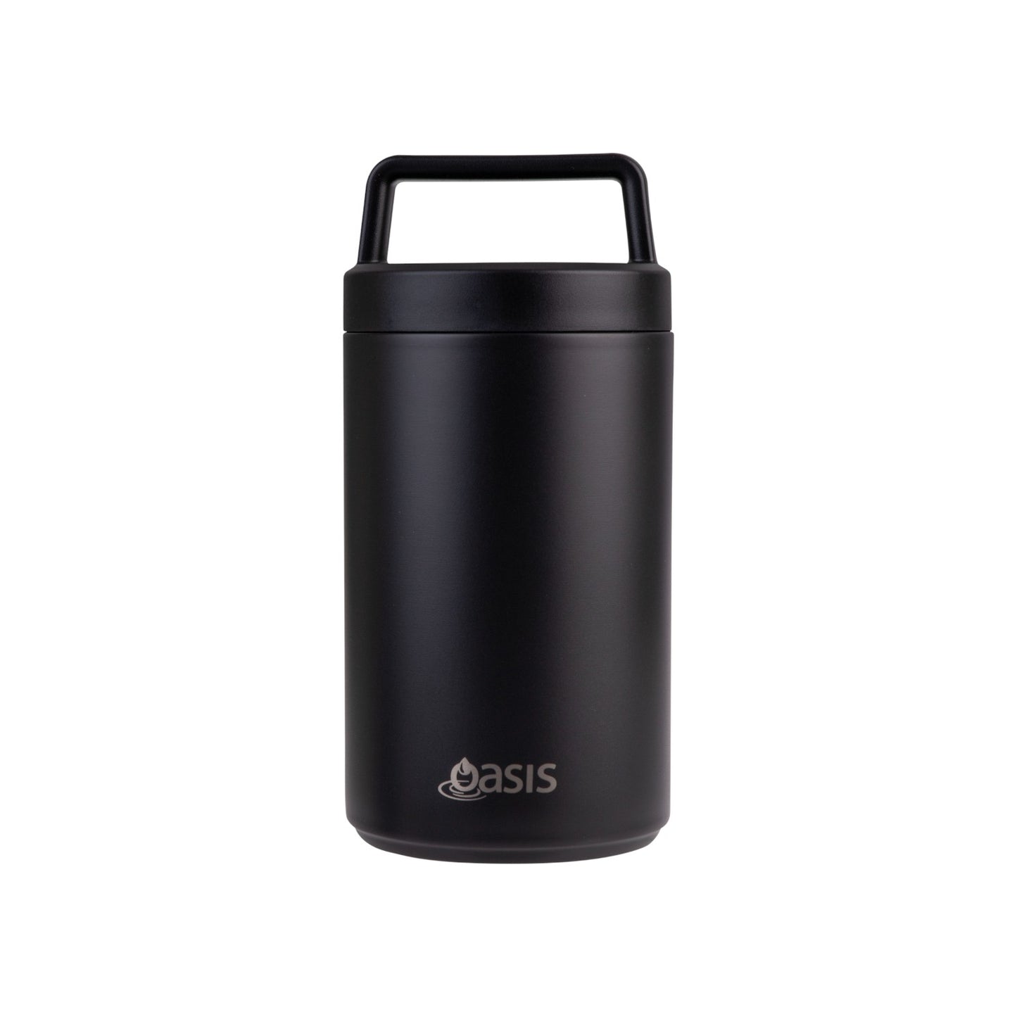 Oasis 700ml Insulated Food Flask w/ Handle & Spoon - Assorted Colours