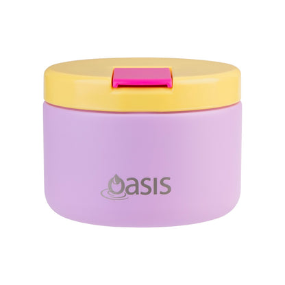 Oasis Insulated 300ml Food Flask w/ Quick Release Lid - Assorted Colours