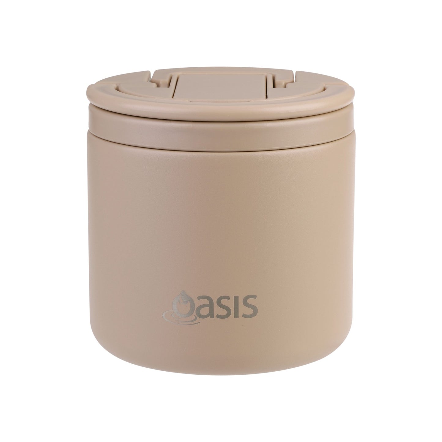 Oasis Insulated 550ml Food Flask w/ Quick Release Lid & Spork - Assorted Colours