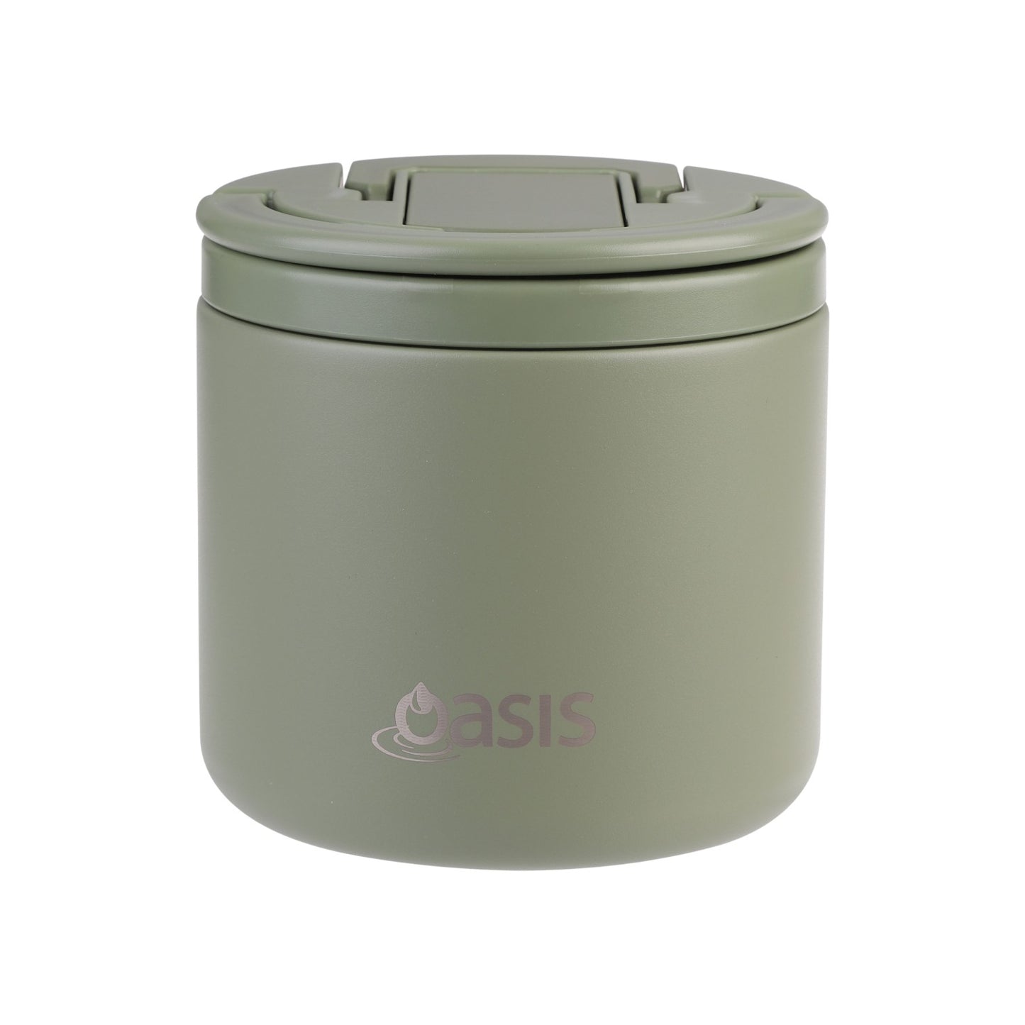 Oasis Insulated 550ml Food Flask w/ Quick Release Lid & Spork - Assorted Colours
