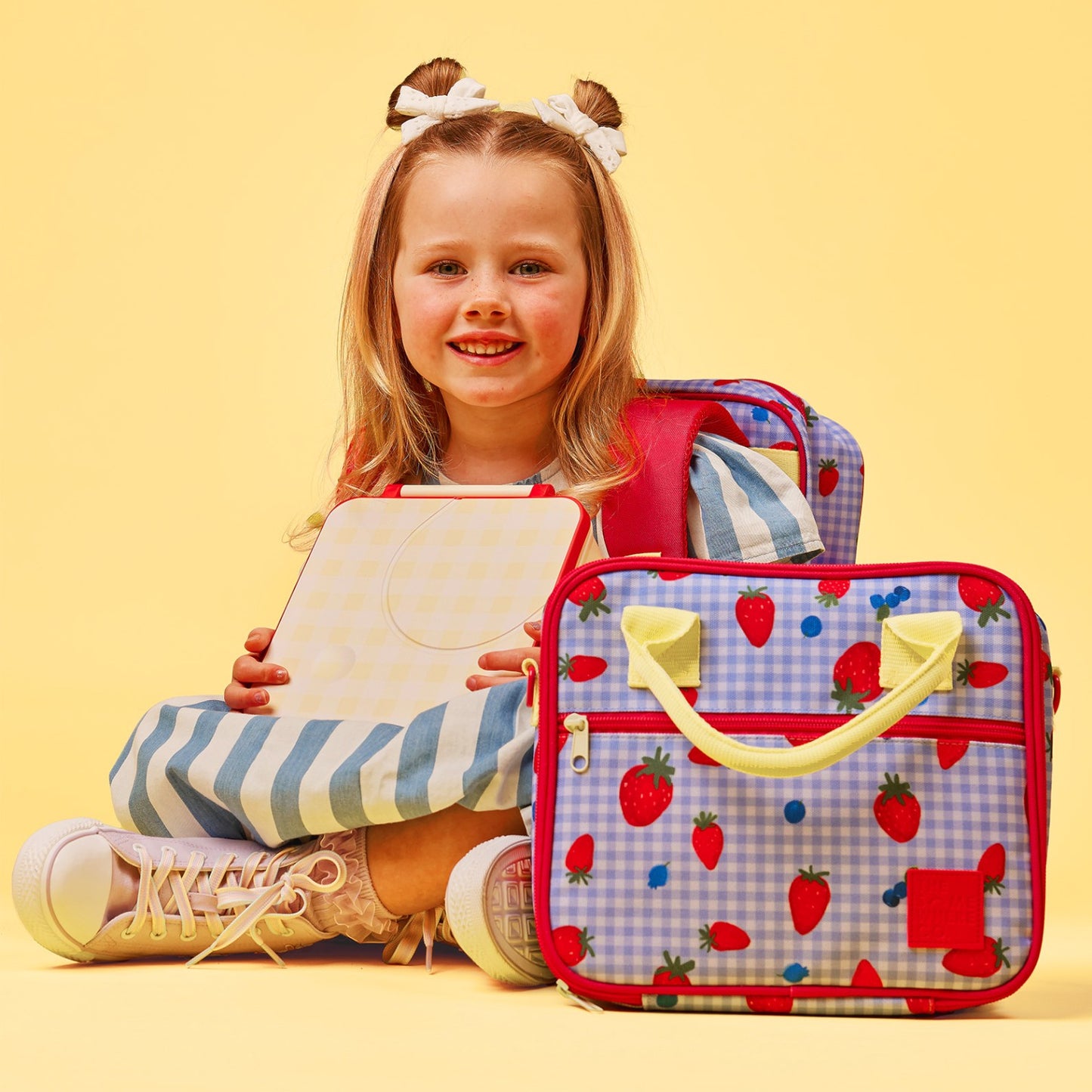 The Somewhere Co Mini Lunch Case - Berry Patch