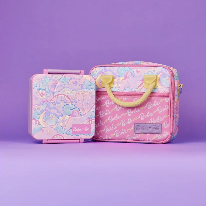 The Somewhere Co  Mini Bento Lunch Box - Barbie Unicorn Fantasy