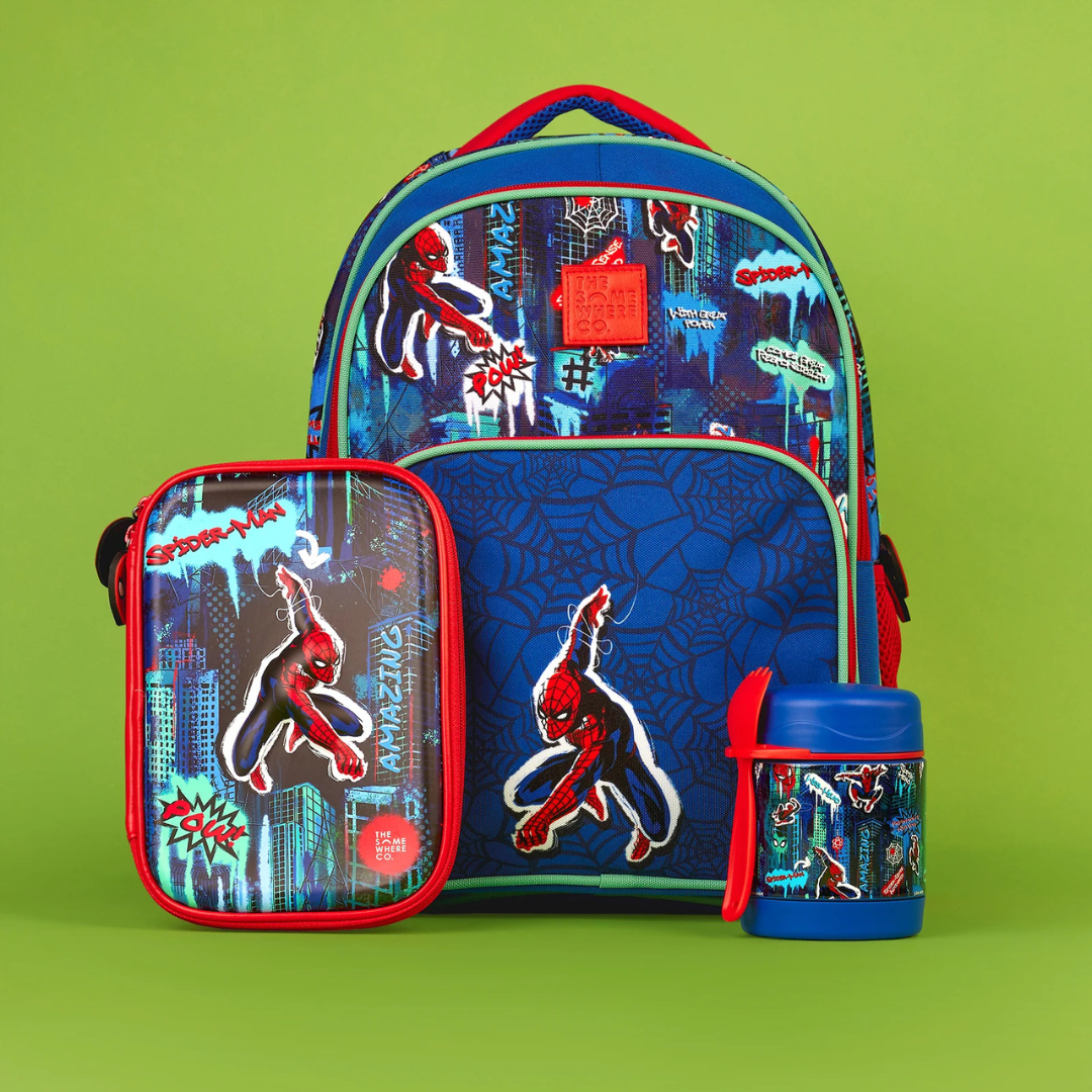 The Somewhere Co Mini Bubble Pencil Case - Spider-Man